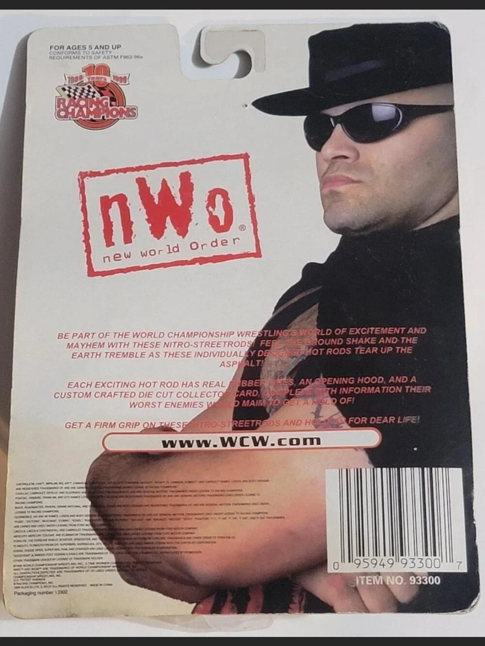 Lex Luger nWo Nitro-Street Rods Die Cast Car by Racing Champions 1999